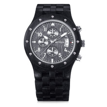 BEWELL Mens Luxury Wooden Watch