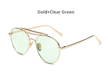 Flat Top Pilot Sunglasses