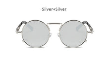 Steampunk Round Mirrored Sunglasses