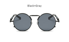 Steampunk Round Mirrored Sunglasses