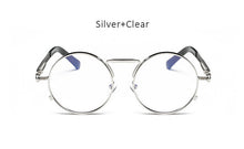 Steampunk Round Mirrored Sunglasses