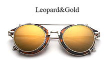 TSHING Steampunk Round Sunglasses