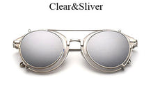 TSHING Steampunk Round Sunglasses