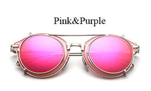 TSHING Steampunk Round Sunglasses