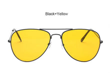 TSHING Yellow Aviation Sunglasses