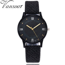 VANSVAR Womens Casual Wooden Wrist Watch
