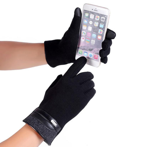 Men's One-Size-Fits-All Tactical Touch Driving Gloves