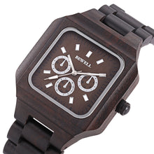 BEWELL Luxury Mens Wooden Watch with Case