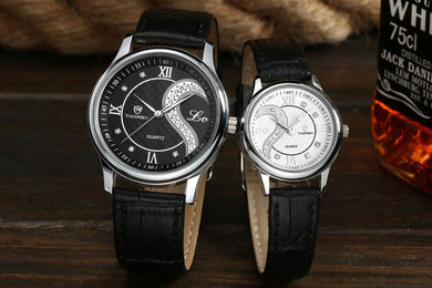 TIANNBU Couples Watch with Opposing Faces