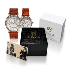 TIANNBU Couples Watch Pair with Leather Band