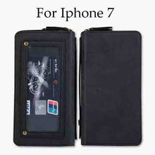 Retro Leather Flip Wallet Case for iPhone 7 6 6s Plus