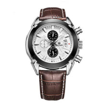 MEGIR Mens Business Watch with Leather Band