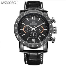 MEGIR Mens Military watch with Luminous Background