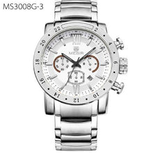 MEGIR Mens Military watch with Luminous Background