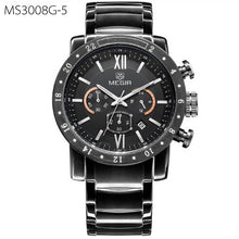 MEGIR Mens Military watch with Luminous Background