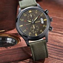 MEGIR Casual Watch with Canvas Band