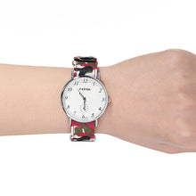Camouflage Womens Casual Wrist  Watch