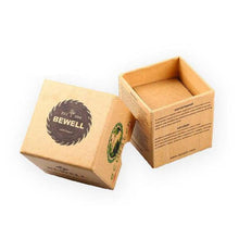 BEWELL Men's Natural Wooden Wristwatch with Case