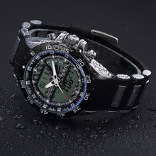 NORTH Mens Military Watch with Silicone Band