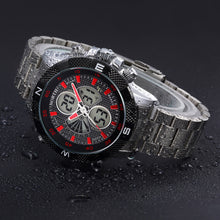 NORTH Calendar Quartz Wrist Watch Stainless Steel Bracelet