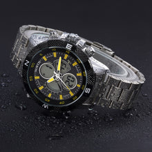 NORTH Calendar Quartz Wrist Watch Stainless Steel Bracelet