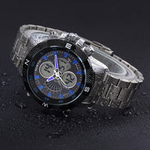 NORTH Calendar Quartz Wrist Watch Stainless Steel Bracelet