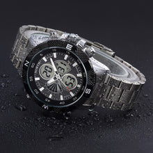 NORTH Calendar Quartz Wrist Watch Stainless Steel Bracelet