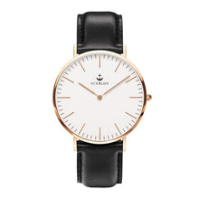 SUNBLON Men's Quartz Stainless Steel Dress Watch With Leather Band17sep19