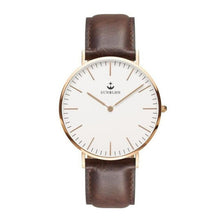 SUNBLON Men's Quartz Stainless Steel Dress Watch With Leather Band17sep19