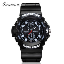 Mens Sports Watch with Silicone Band