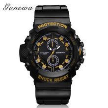 Mens Sports Watch with Silicone Band