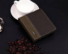 Mens Leather Bifold Money Card Holder
