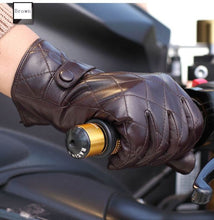 Men's leather Gloves with Cashmere Lining